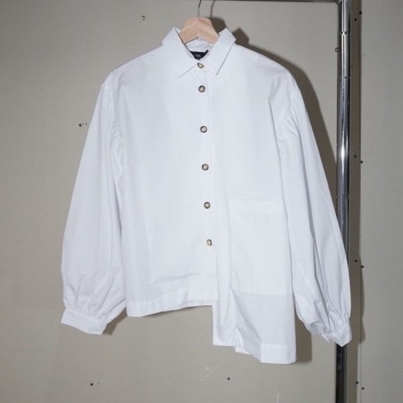 Et Tigre Tops - Et Tigre Elisa top button down crisp white cotton like new M/L